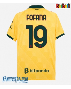 AC Milan Youssouf Fofana #19 Tricou Fotbal Replică 2025-26 Barbati Treilea